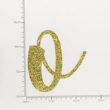 Happy Birthday Banner Custom Cursive Glitter Gold Script Font Banner
