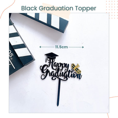 Happy Graduation Cake Topper for Cake Decoration