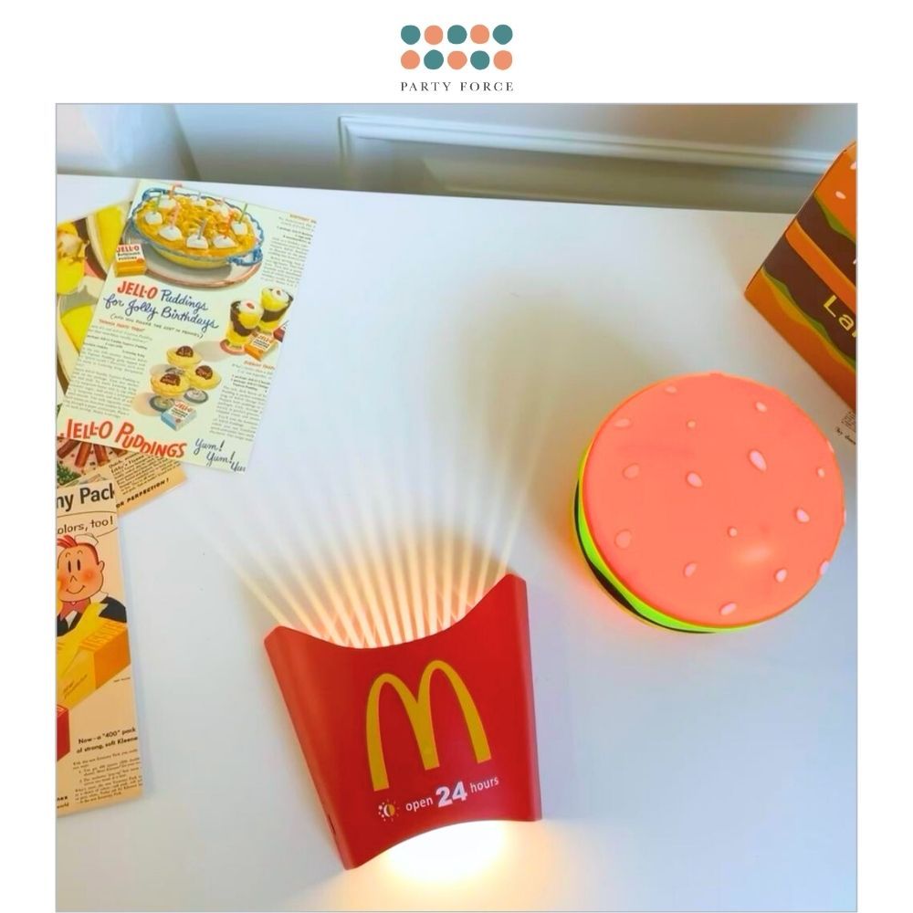 Creative Mcdonal's Fried Atmosphere Lamp Decoration Sleeping Light for Birthday Gift