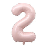 40 inch number balloon baby pink number balloon for birthday party decoration