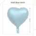 18 inch New Colorful Matt Heart Shaped Foil Balloon Birthday Party Decoration