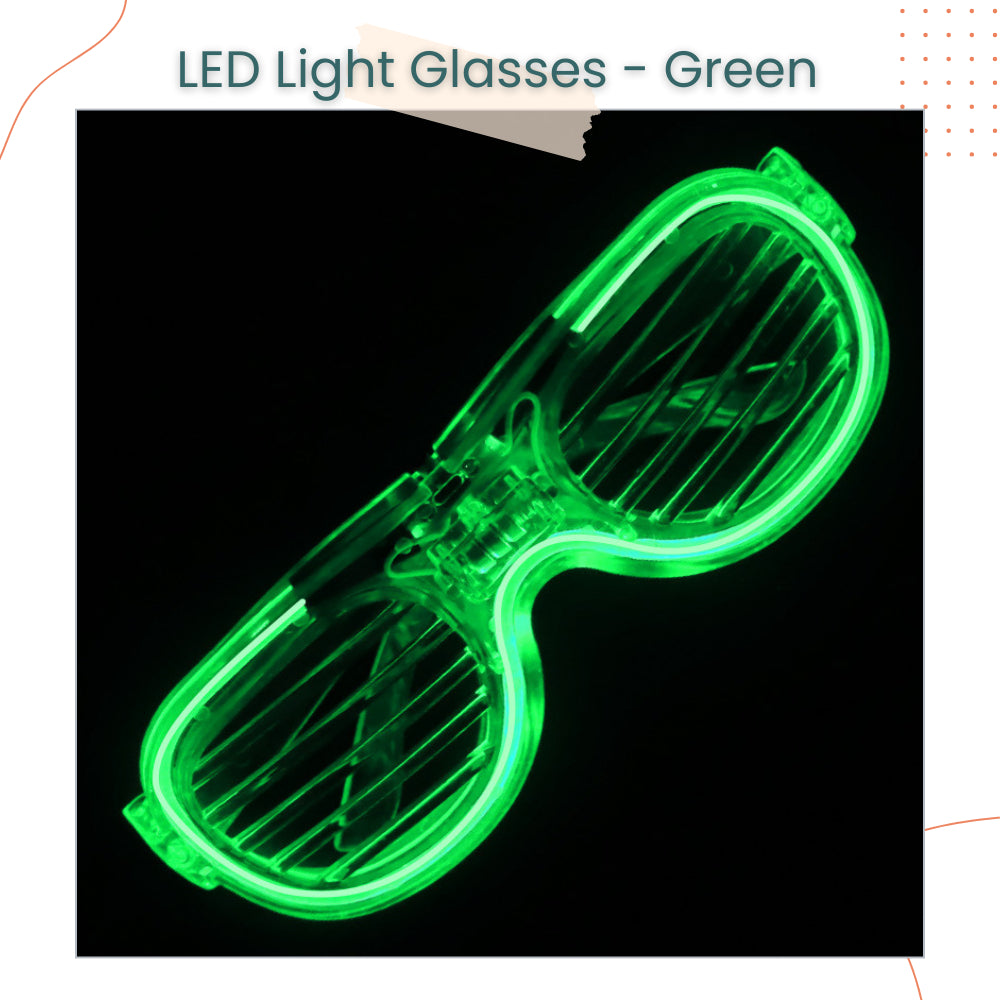 Neon Light LED Party Glasses for Birthday Party Events