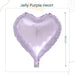 New Colorful Jelly Heart Shaped Foil Balloon Birthday Party Decoration