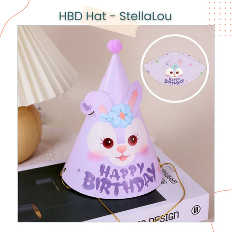 Sanrio Cinnamoroll Kuromi Hello Kitty Paper Party Hats for Birthday Decoration Acceserios