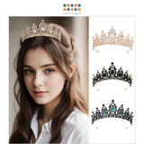 European Style Rhinestone Princess Bride Crown for Hen Party Birthday Accessories