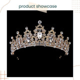 European Style Rhinestone Princess Bride Crown for Hen Party Birthday Accessories