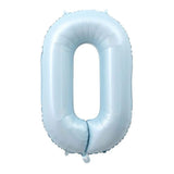 40 inch number balloon baby blue number balloon for birthday party decoration