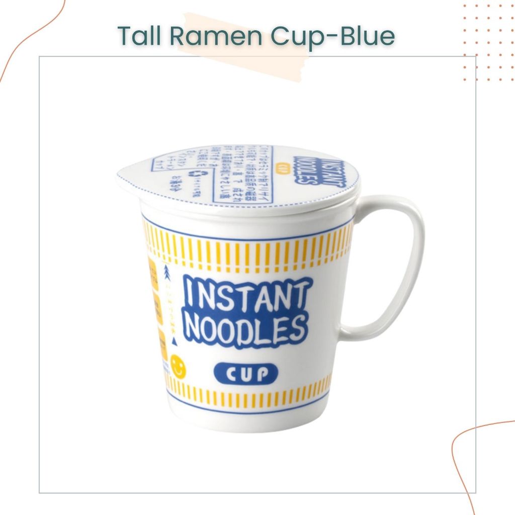 Creative Japanese Ins Ceramics Cup Noodle Design Ramen Bowl for Birthday Gift