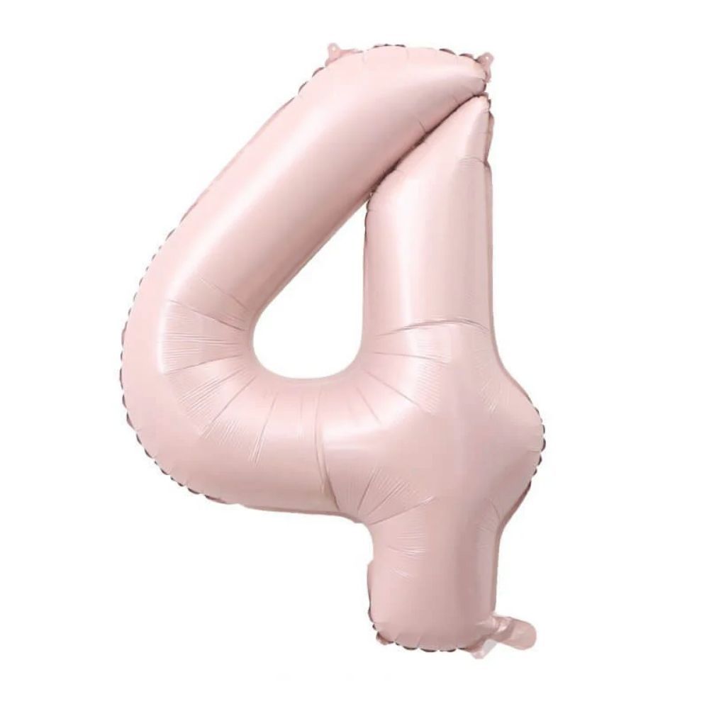 40 inch number balloon baby pink number balloon for birthday party decoration