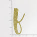 Custom Cursive Glitter Gold Script Font Banner