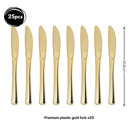Premium Disposable tableware Cutlery Plates Cups and Napkin Package Birthday Wedding Party buffet
