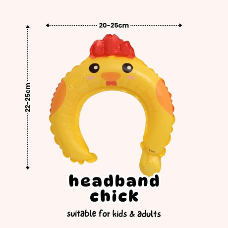 Handheld Balloon Headband Balloon Cartoon Cheering Stick Balloon Gift