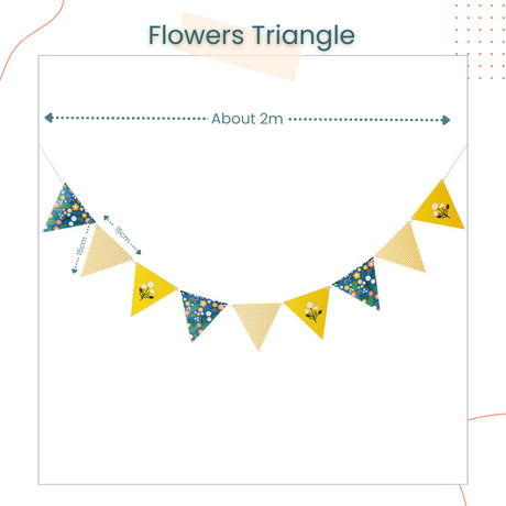 [SG Instock] Decorative Happy Birthday Banner Garland Triangle Flag Bunting for Party Decoration