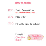 Princess Personalized Name Sticker Set