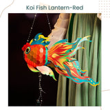 Mid-Autumn Festival DIY Koi Fish Design Lantern LED for Decoration