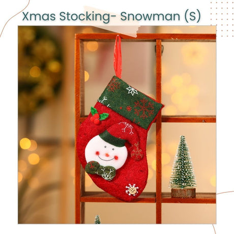 Cute Hanging Christmas Stocking Gift Bag Candy Bag