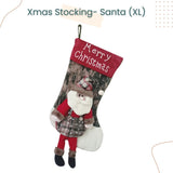 Cute Hanging Christmas Stocking Gift Bag Candy Bag