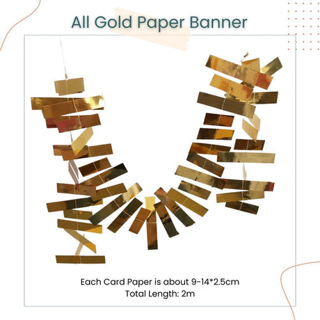 [SG Instock] Decorative Happy Birthday Banner Garland Triangle Flag Bunting for Party Decoration