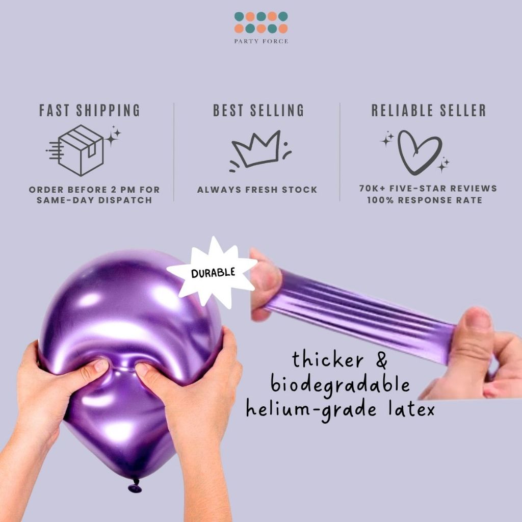 [SG Instock] Pastel Latex Balloon 12 inch 5 inch Helium Grade Balloon for Birthday Party Decoration