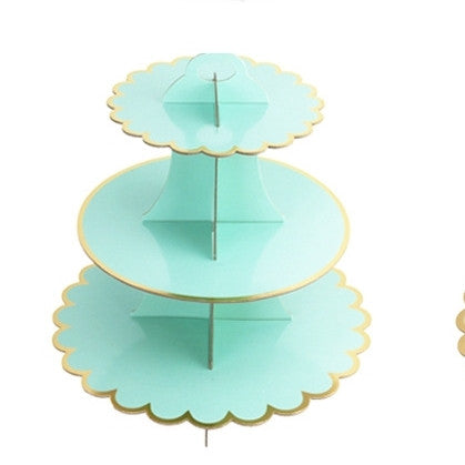 Disposable Paper Plate pastel Ice Cream Pastel Rainbow for Birthday Party