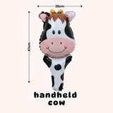 Handheld Balloon Headband Balloon Cartoon Cheering Stick Balloon Gift