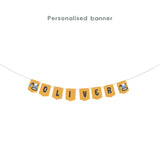 Personalised Construction Party Decoration Personalized Birthday Banner Cake Topper Cupcake Topper Customise