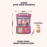 Creative Schoolbag Shape Claw Machine Design Ziplock Goodie Bag
