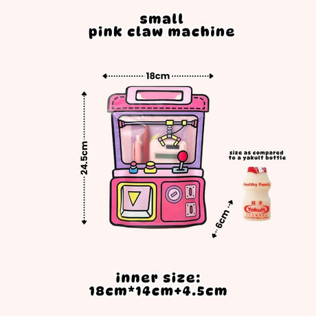 Creative Schoolbag Shape Claw Machine Design Ziplock Goodie Bag