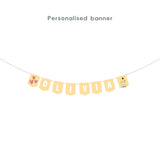Personalised Bee Party Decoration Personalized Birthday Banner Cake Topper Cupcake Topper Customise