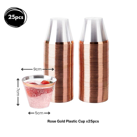 Premium Disposable tableware Cutlery Plates Cups and Napkin Package Birthday Wedding Party buffet