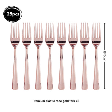 Premium Disposable tableware Cutlery Plates Cups and Napkin Package Birthday Wedding Party buffet