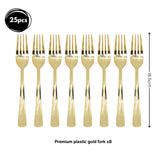Premium Disposable tableware Cutlery Plates Cups and Napkin Package Birthday Wedding Party buffet