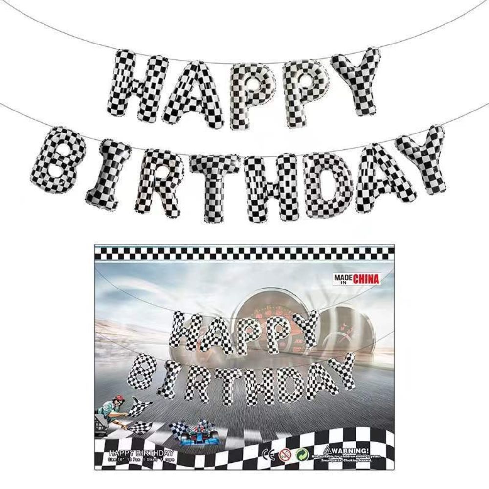 Everything Racing Car Foil Balloon bouquet Set for Birthday Party Decoration