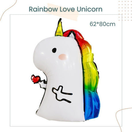 Everything Unicorn theme birthday decoration balloon banner tableware