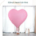 63inch Extra Large Heart Shaped Foil Balloon for Proposal Wedding Birthday Decoration Photo Props