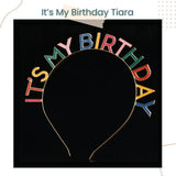 [SG Instock] Birthday Sash Birthday Crown Tiara Birthday King Queen Girl Boy Birthday Decoration