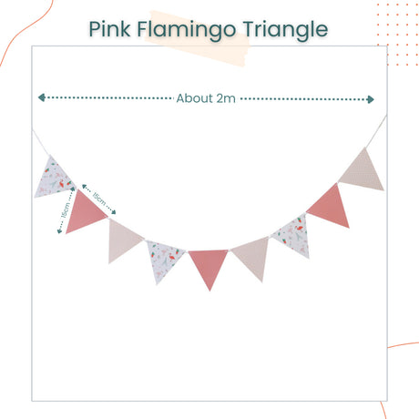 [SG Instock] Decorative Happy Birthday Banner Garland Triangle Flag Bunting for Party Decoration