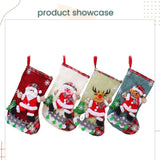 Cute Hanging Christmas Stocking Gift Bag Candy Bag