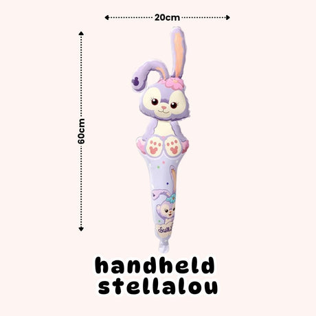 Handheld Balloon Headband Balloon Cartoon Cheering Stick Balloon Gift