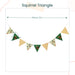 [SG Instock] Decorative Happy Birthday Banner Garland Triangle Flag Bunting for Party Decoration