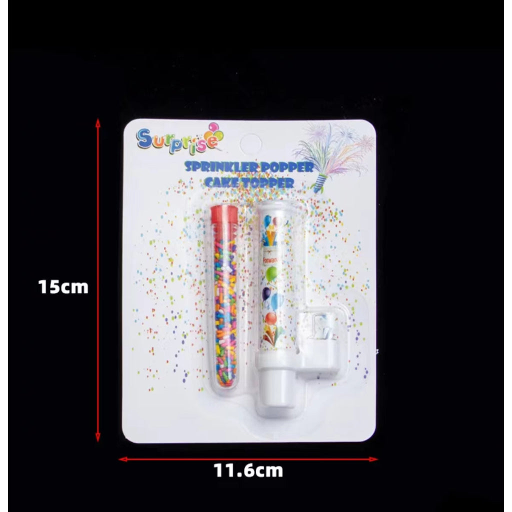 [SG Seller] -  Surprise Pop Up Banner Candle for birthday cake decoration