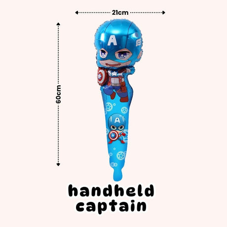 Handheld Balloon Headband Balloon Cartoon Cheering Stick Balloon Gift