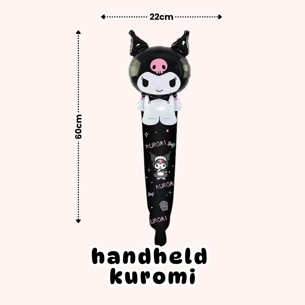 Handheld Balloon Headband Balloon Cartoon Cheering Stick Balloon Gift