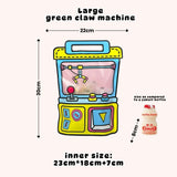 Creative Schoolbag Shape Claw Machine Design Ziplock Goodie Bag
