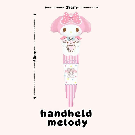Handheld Balloon Headband Balloon Cartoon Cheering Stick Balloon Gift
