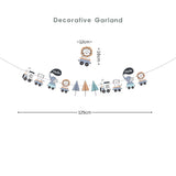 Personalised Animai Train Party Decoration Personalized Birthday Banner Cake Topper Cupcake Topper Customise