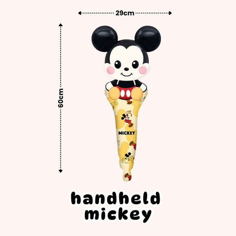 Handheld Balloon Headband Balloon Cartoon Cheering Stick Balloon Gift