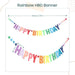 [SG Instock] Decorative Happy Birthday Banner Garland Triangle Flag Bunting for Party Decoration