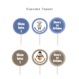Personalised Space Party Decoration Personalized Birthday Banner Cake Topper Cupcake Topper Customise