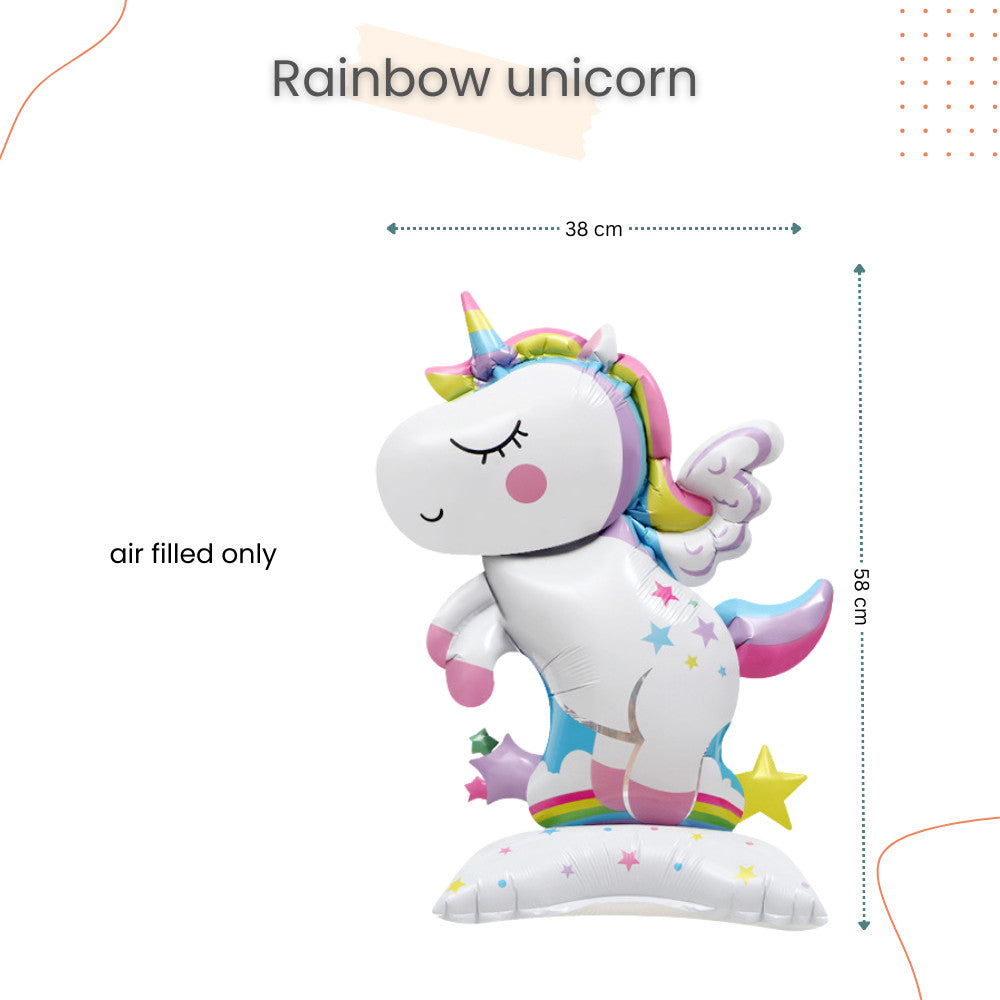 Everything Unicorn theme birthday decoration balloon banner tableware